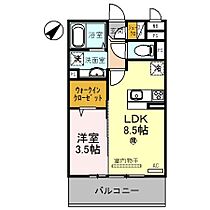 D-room野崎 206 ｜ 和歌山県和歌山市野崎（賃貸アパート1LDK・2階・33.39㎡） その2