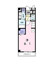 アムールＭ・Ｋ　II 205 ｜ 和歌山県岩出市清水327-1（賃貸アパート1R・2階・25.25㎡） その2