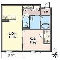 シャーメゾンベルテII 102 ｜ 和歌山県有田市箕島（賃貸アパート1LDK・1階・45.00㎡） その2