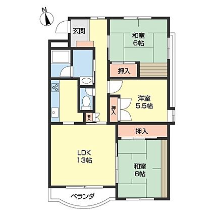 グリーンプラザ雑賀_間取り_0