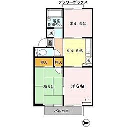 ハイツJOY 3Kの間取図画像