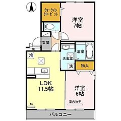 物件の間取り