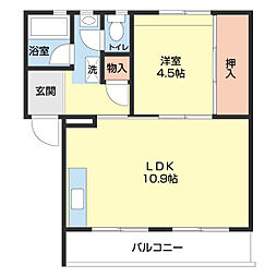 ビレッジハウス鳴滝8号棟 4階/0401