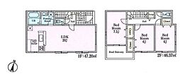 八王子市四谷町21-1期新築分譲住宅　1号棟