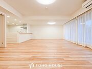 開放感あるリビングダイニング。ご家族とのんびりしたひと時を過ごせますね。
