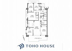 ラムーナ横浜戸塚スカイリッジF棟 5LDKの間取図画像
