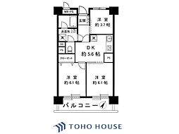 間取図画像 3DK