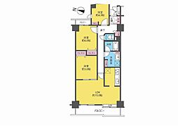 コスモ戸塚リベラヒルズA棟 3LDKの間取図画像