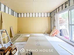 三ッ池公園マンション 3LDKのリビング/ダイニング