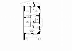 ダイアパレス川崎グリーンポート 3LDKの間取図画像