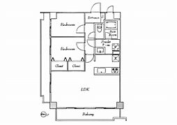 セントヒルズ上大岡 2LDKの間取図画像