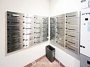 取り出しやすい郵便受け。