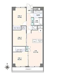 間取図画像 3LDK