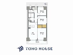 セザール桜木町 3LDKの間取図画像