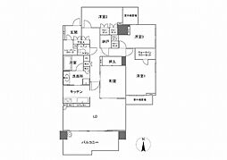 グランドメゾン東戸塚5番館 4LDKの間取図画像