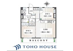 コーポ日吉台 2LDKの間取図画像