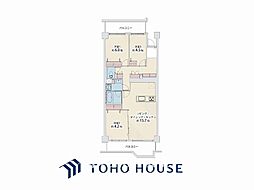 パークシティ溝の口E棟 3LDKの間取図画像