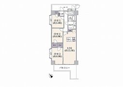 ルピナス四季の森公園 3LDKの間取図画像