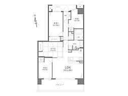 ココタウンヒルトップマリーナ 4LDKの間取図画像