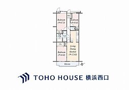 エクセラージュ宮前平 3LDKの間取図画像