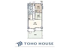 ライオンズマンション菊名第3 1SLDKの間取図画像