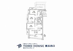 ラヴィドール宮前平 3LDKの間取図画像