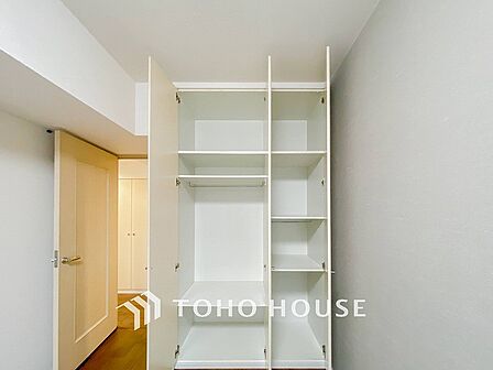 暮らし心地を大きく左右する収納を適材適所に配置。