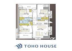 ドメス新横浜 3LDKの間取図画像