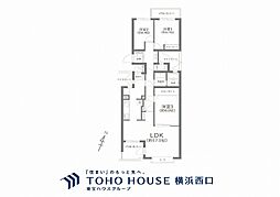 エステ・シティ湘南六浦4号棟 3LDKの間取図画像