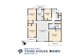 マンション雪谷テラス 4LDKの間取図画像