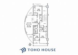 ニューシティ東戸塚クレール丘の街4号棟 3LDKの間取図画像