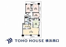 パークシティ本牧G棟 4LDKの間取図画像