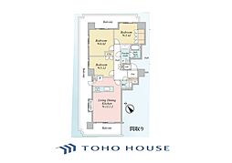 イクス川崎ザ・タワー 3LDKの間取図画像