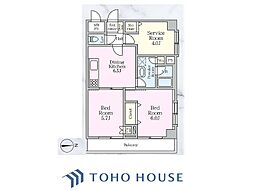ライオンズマンションたまプラーザ第5 2SDKの間取図画像
