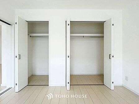 暮らし心地を大きく左右する収納を適材適所に配置。