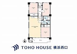 湘南台ブラウンハイム 2LDKの間取図画像