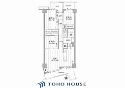 小田公園エルハイツ 3LDKの間取図画像