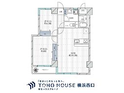 セントヒルズ川崎大師 2LDKの間取図画像