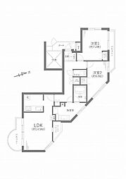 マイキャッスル葉山 2LDKの間取図画像