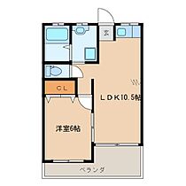 ピソブランコムサシ 203 ｜ 茨城県土浦市真鍋１丁目（賃貸アパート1LDK・2階・37.17㎡） その2