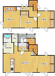 とん田西町　建売住宅 4LDKの間取り