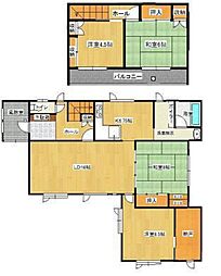 東相内町　売家 4SLDKの間取り