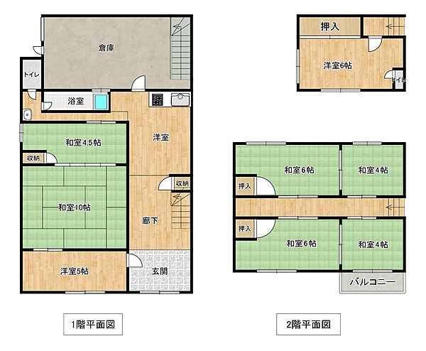 間取りを拡大表示