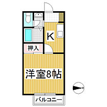 ラフォーレあおき  ｜ 長野県長野市稲里町中氷鉋（賃貸アパート1K・1階・26.00㎡） その2