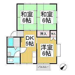 間取図画像 3DK