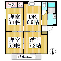 物件の間取り