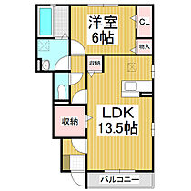 ルミナス三本柳　Ｂ棟  ｜ 長野県長野市三本柳東1丁目（賃貸アパート1LDK・1階・52.78㎡） その2