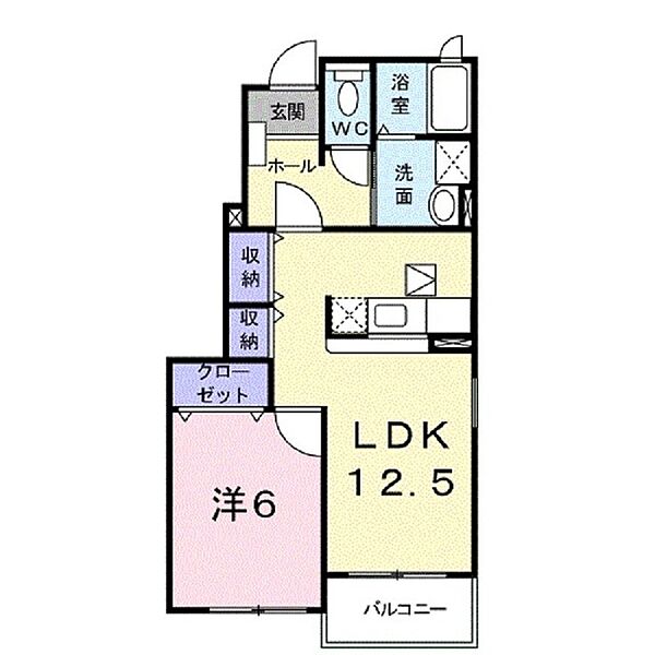 長野県千曲市大字屋代(賃貸アパート1LDK・1階・45.72㎡)の写真 その2