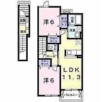 長野県千曲市大字小船山（賃貸アパート2LDK・2階・58.48㎡） その2