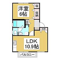 フォーレスヴィラ　I  ｜ 長野県長野市松代町東条（賃貸アパート1LDK・2階・42.48㎡） その2